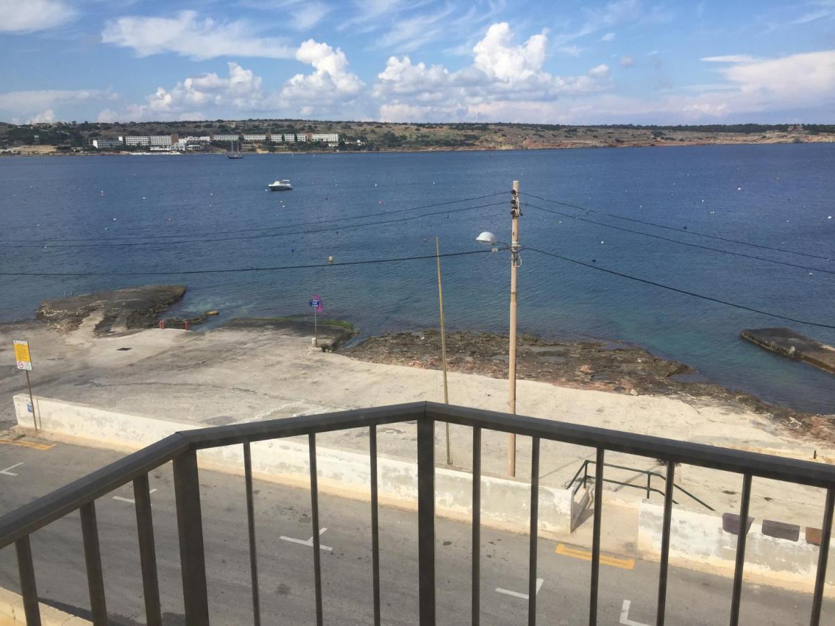 Sea Front Apartment At Mellieha Bay, Malta! 外观 照片